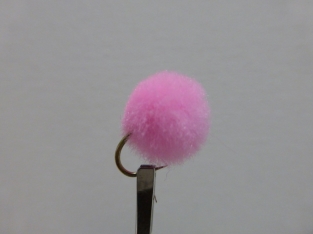 Size 10 Salmon Egg Baby Pink Barbless
